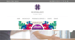 Desktop Screenshot of neurobalancecenter.org